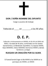 Esquela de Lautaro Martínez