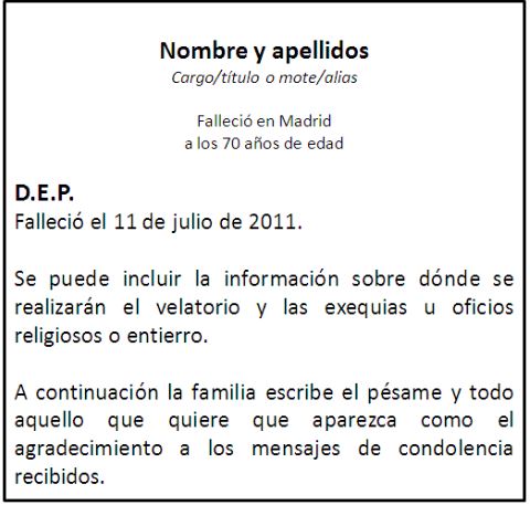 Esquela de Johan Mojica